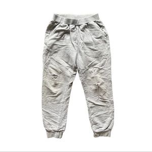 Kid’s Light Grey Ripped Joggers